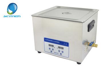 सीई / आरओएचएस डिजिटल गरम अल्ट्रासोनिक क्लीनर 15 एल बर्तन क्लीनर मशीन