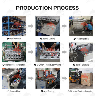 135L औद्योगिक अल्ट्रासोनिक क्लीनर 1800W डिजिटल टाइमर के साथ 380V/220V