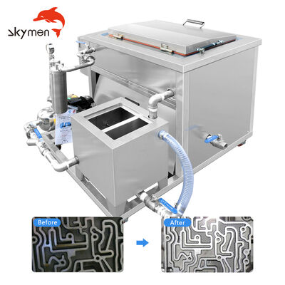 अल्ट्रासोनिक गियरबॉक्स सफाई स्नान वसा, तेल और धातु के टुकड़े हटाएं