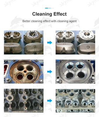 स्काइमेन जेपी-120एसटी 38एल डीपीएफ फिल्टर ब्लॉक के लिए स्टेनलेस स्टील टैंक के साथ उच्च शक्ति डिजिटल औद्योगिक अल्ट्रासोनिक क्लीनर