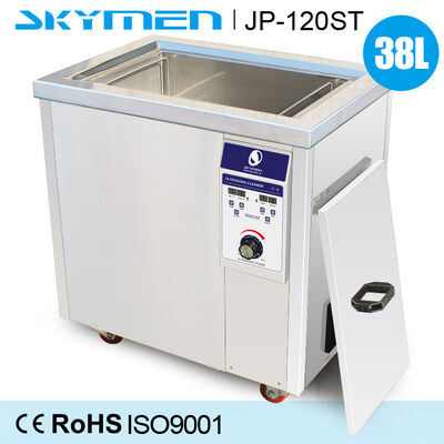 Skymen OEM JP-120ST 38L Large-Tank Industrial Ultrasonic Cleaner with Stainless Steel Tank for Automotive Industry
